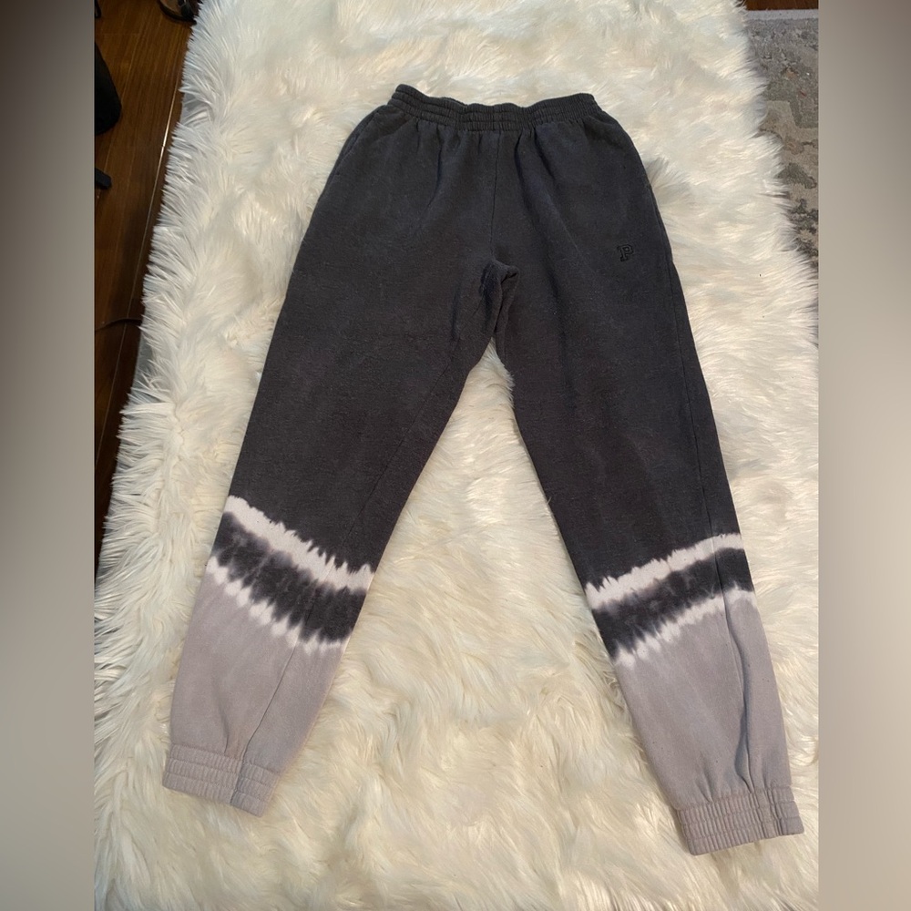 PINK Ombré Grey/White jogging pants SzS